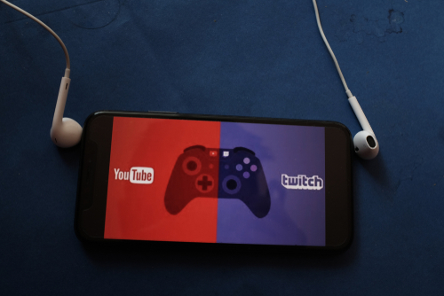 Iphone,11,Pro,With,The,Twitch,Logo.,Twitch,Is,A